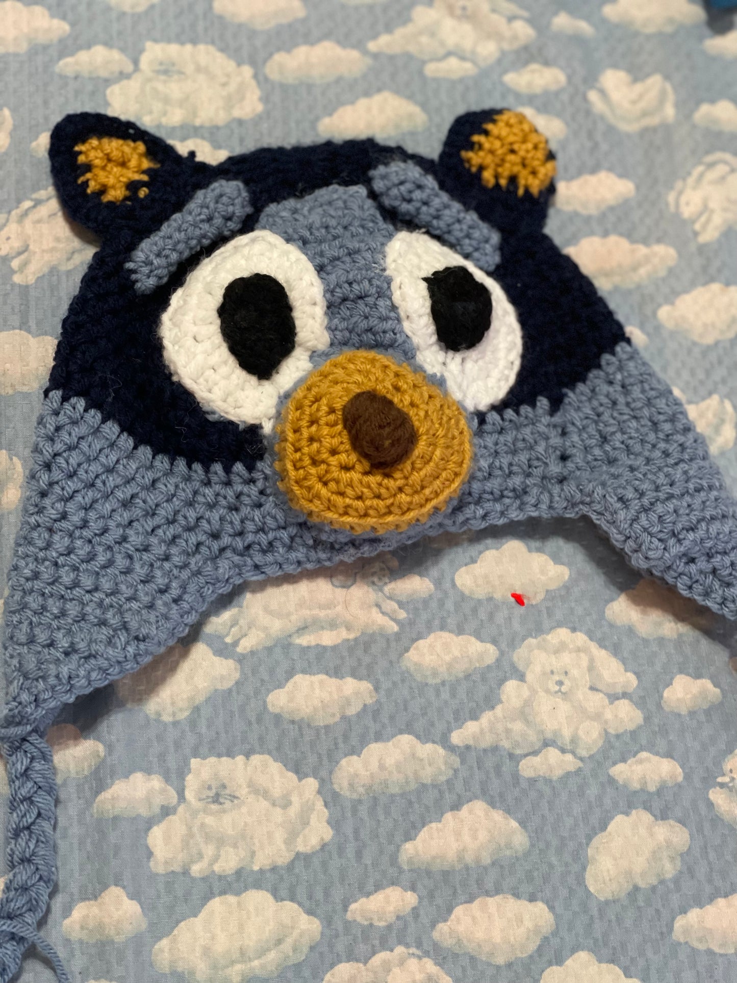 BLUE SISTER DOG BEANIE
