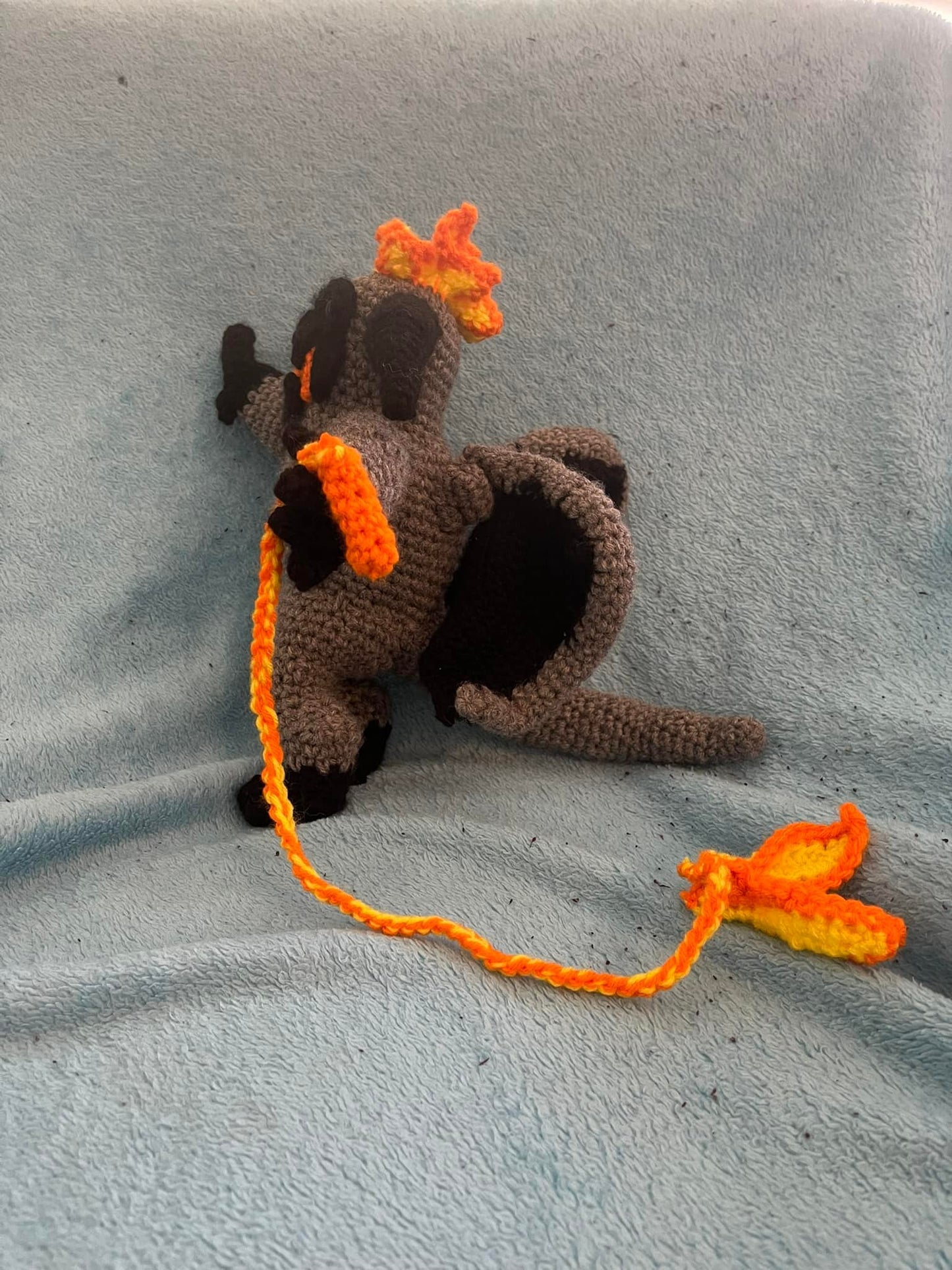 DRAGON WITH FIRE WHIP