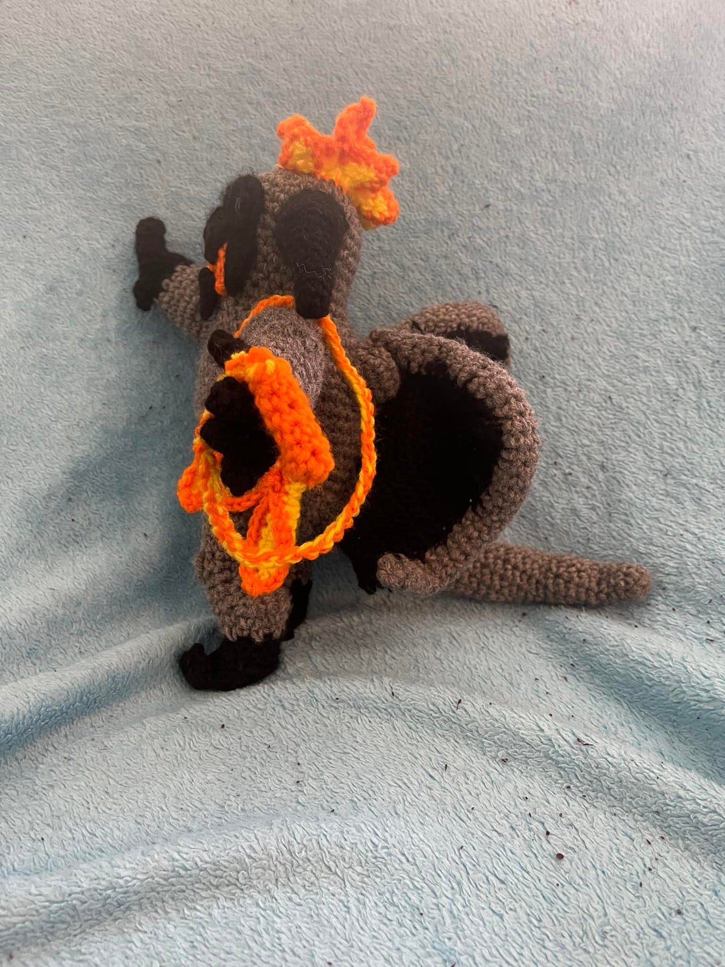 DRAGON WITH FIRE WHIP