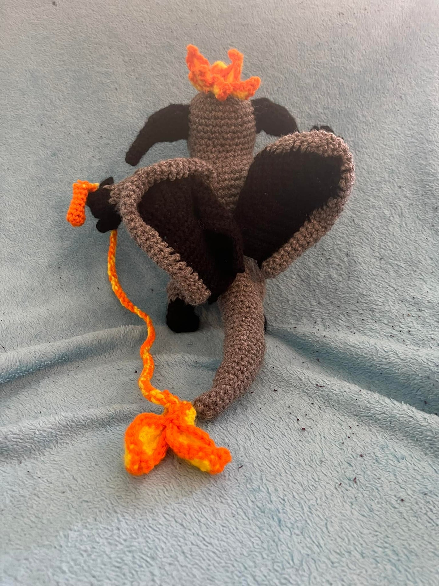 DRAGON WITH FIRE WHIP