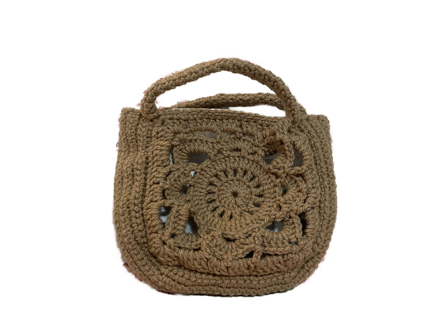 GRANNY SQUARE TOP-HANDLE HANDBAG