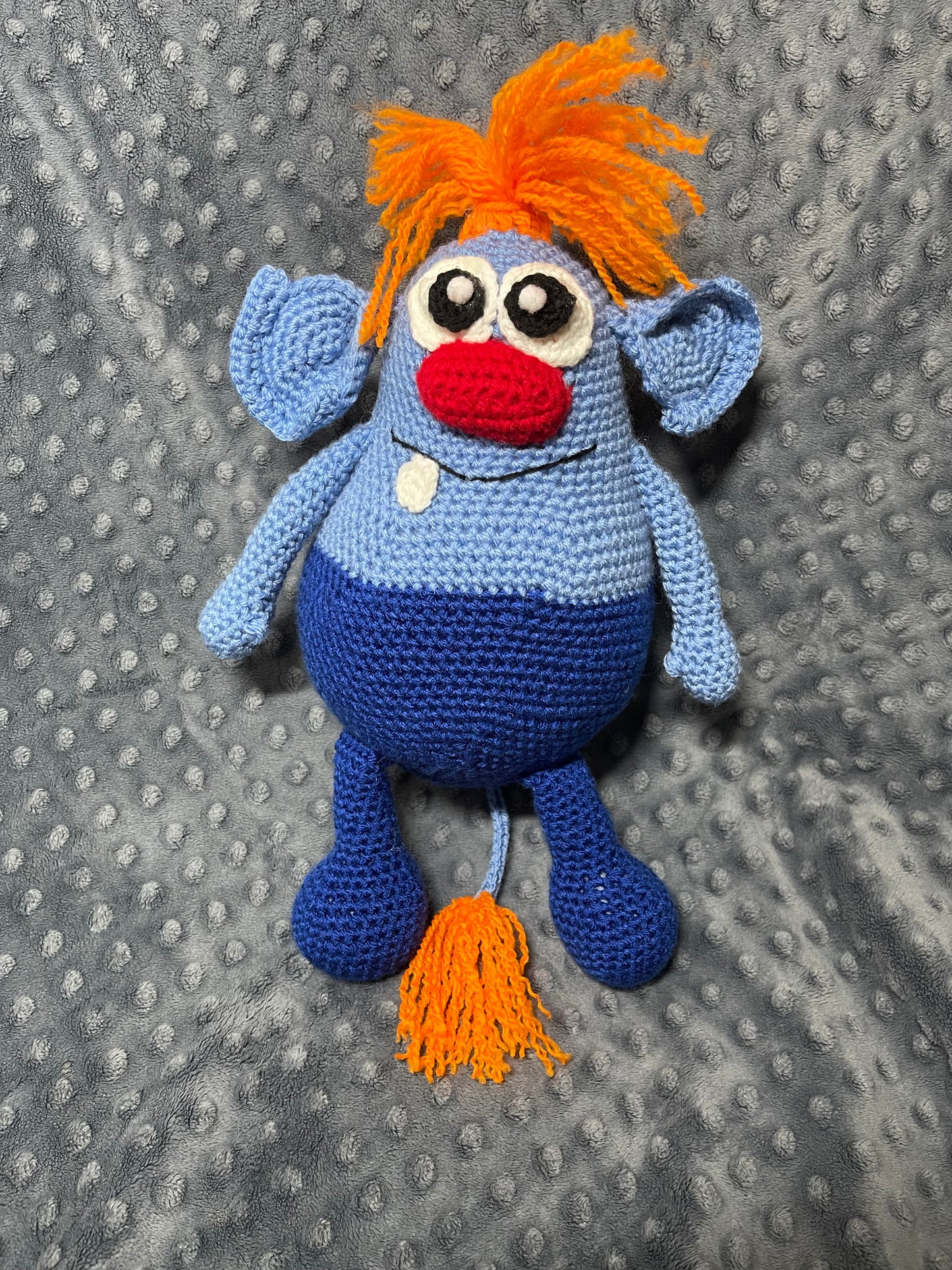 BLUE TROLL DOLL