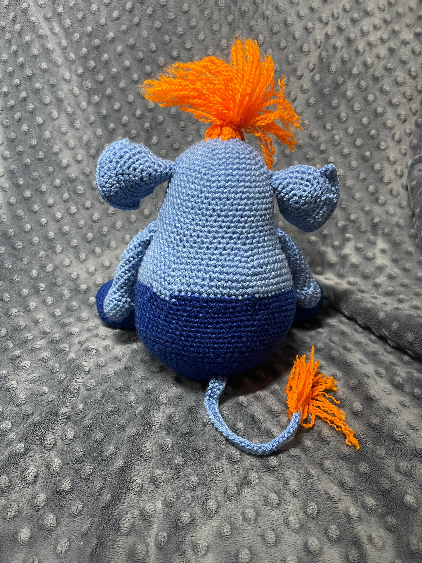 BLUE TROLL DOLL