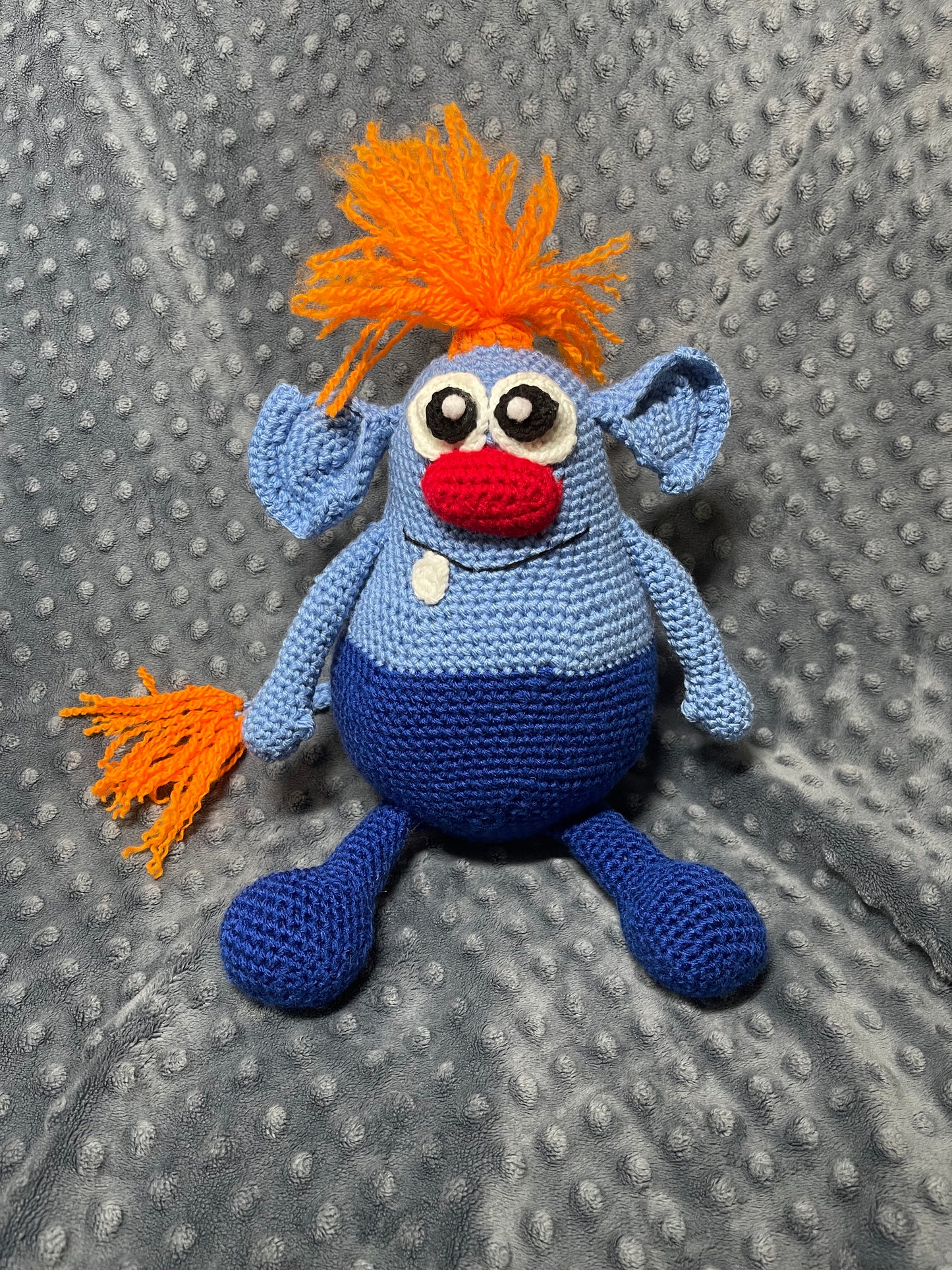 BLUE TROLL DOLL