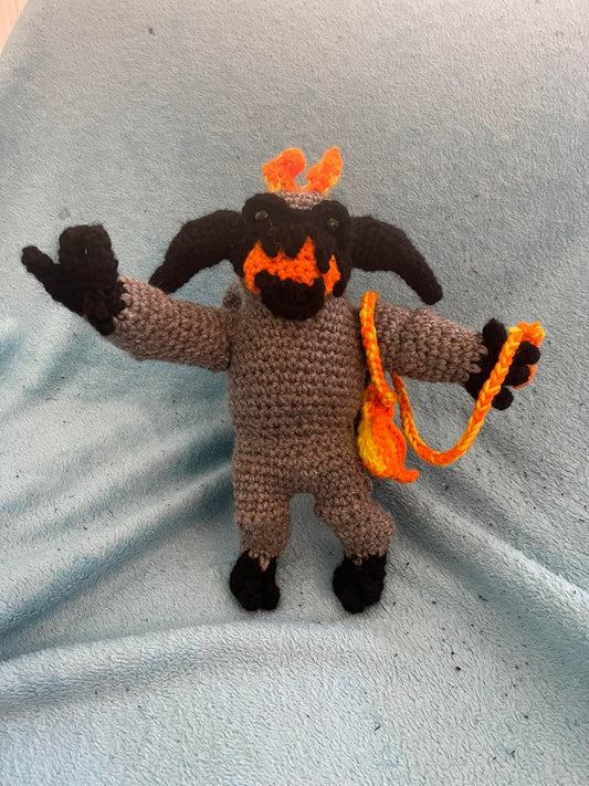 DRAGON WITH FIRE WHIP